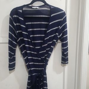 Calvin Klein faux wrap dress lo